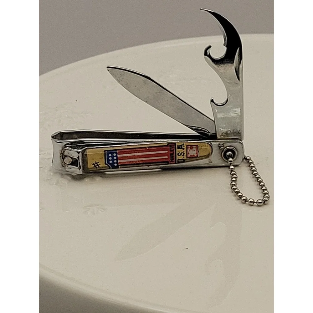 Vintage Souvenir Multi-Tool Nail Clipper Lot of 3 - Paris, Florida, USA -...